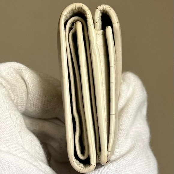 Balenciaga White Cream Envelope Card Holder Wallet - Picture 7 of 16